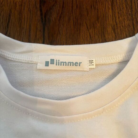 llmmer Kids St. Patrick's Day Sweatshirt Green Shamrock Sequin 9-10 - Picture 5 of 5